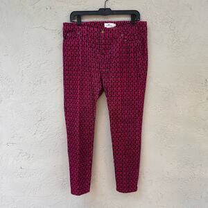 Vineyard Vines Anchor Print Ankle Cords Size Womens 8